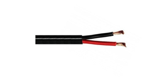 Polycab 0.75 Sqmm, 2 core Pvc Insulated & Sheathed Copper Flexible Cable Black (100 Meters)