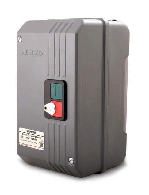 Siemens 3TW72911AB69 1.5HP 1.1 KW DOL STARTER IN S.S. HOUSING INCL. BIRELAY 2 3.2A 200 400VAC