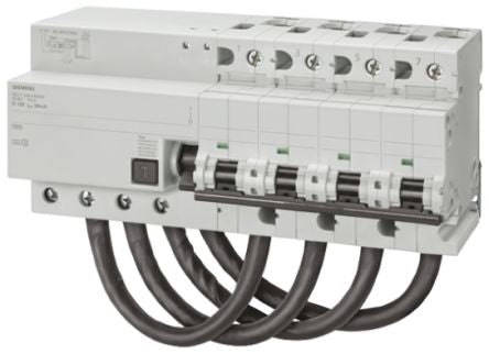 Siemens 5SU13441RC40 40A 4P 30mA 10KA 7MBETAGARD RCBO C 415VAC 50 60HZ.