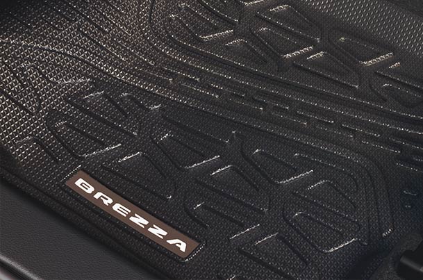 Maruti Suzuki All Weather 3D Floor Mat | New Brezza (All Variants) - 75901M66TD0