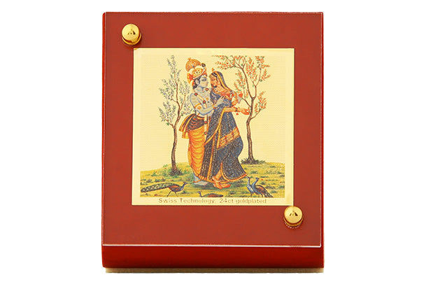 Maruti Suzuki Dashboard Frame Radha Krishna 24k Gold Plated - 99000M99707-RAD