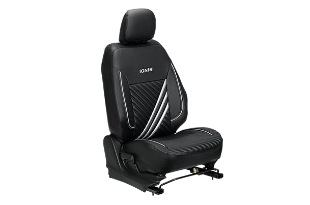 Maruti Suzuki Seat Cover - Triad Impression Cross Finish (PU) | Ignis (Sigma) - 990J0M66RB3-220