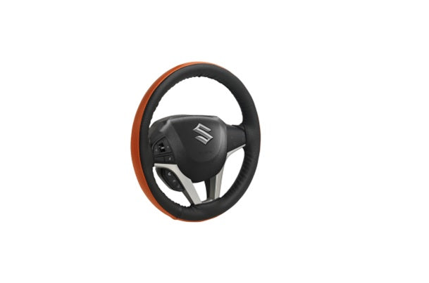 Maruti Suzuki Steering Cover - Autumn Orange (Circular Steering) - 990J0M74LC1-320