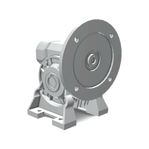 Bonfiglioli Vf44 A Worm Reduction Gear Boxratio 20 Rpm 75 S.F 1.9For 0.25 Hp P63 B5 Motor VF44A20P63B5B3